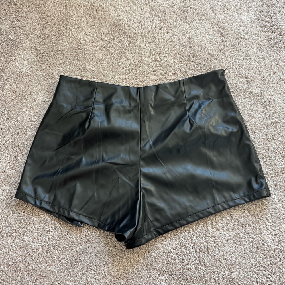 Black Leather Skirt